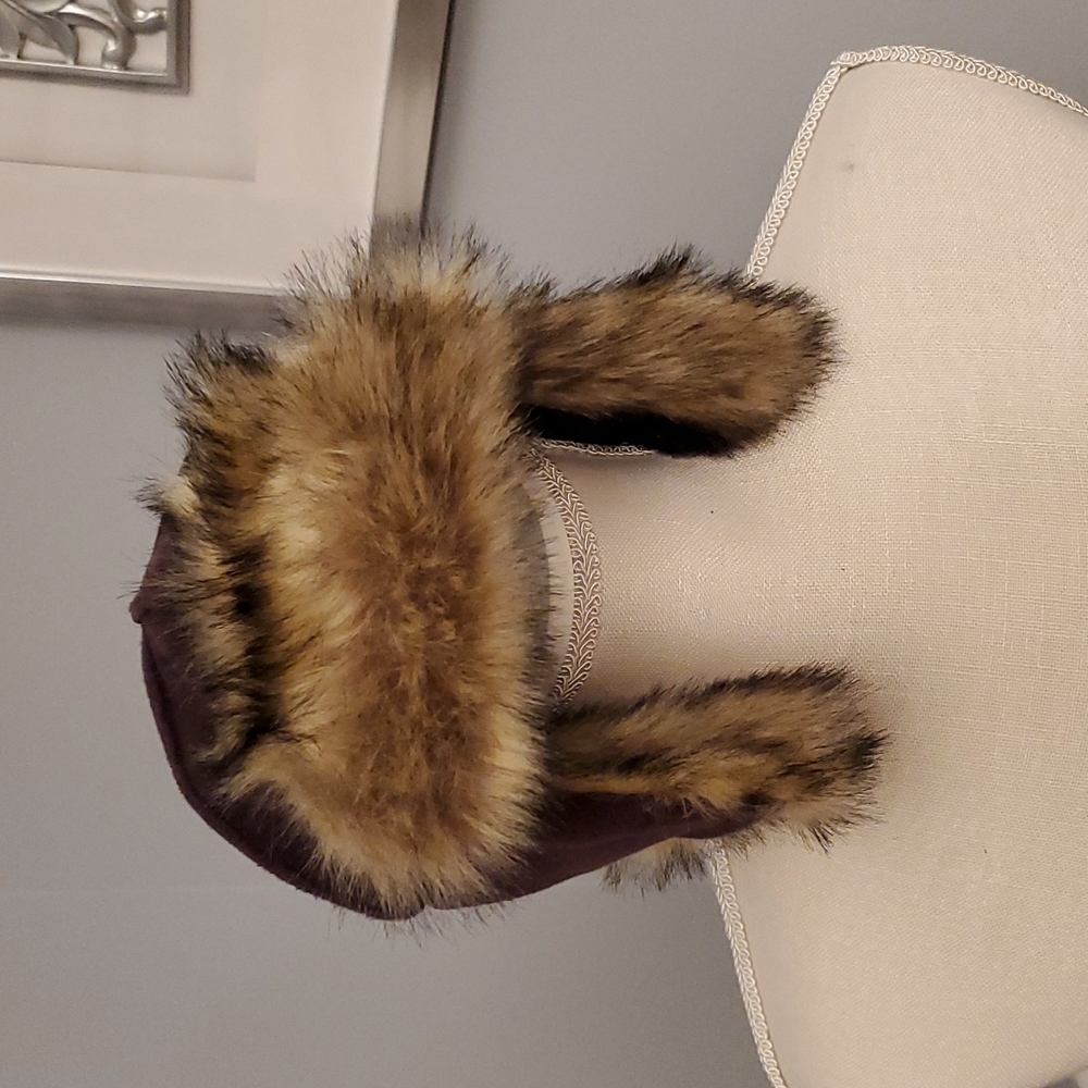 BabyGap Purple Trapper Hat with Ear Flaps Size S/M Baby